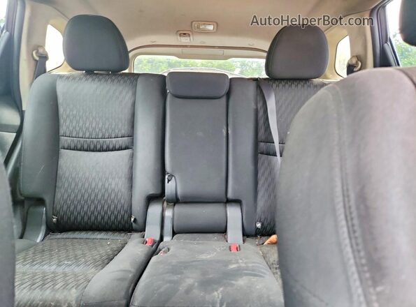 KNMAT2MT5LP507421 2020 NISSAN ROGUE Black უკანა სავარძლების ხედი