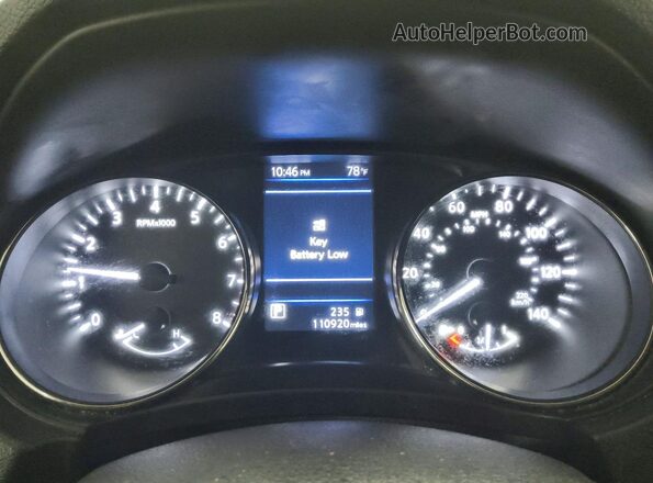KNMAT2MT5LP532660 2020 NISSAN ROGUE Charcoal Instrument cluster view