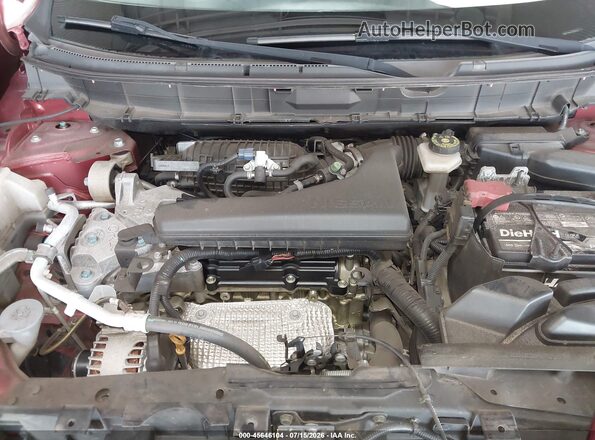KNMAT2MT6GP613978 2016 NISSAN ROGUE Красный Вид сзади