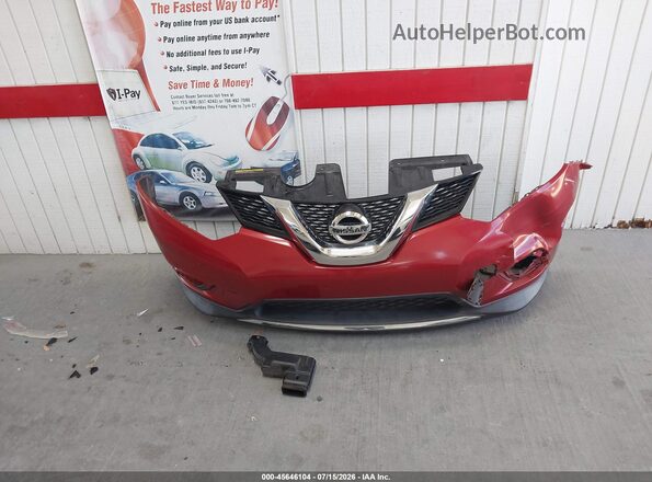 KNMAT2MT6GP613978 2016 NISSAN ROGUE Красный Вид щитка приборов