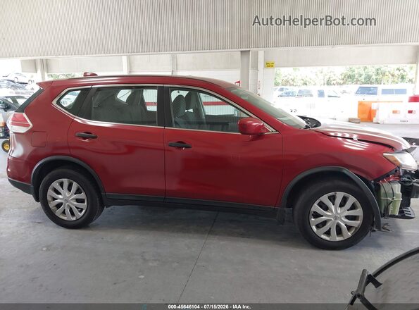 KNMAT2MT6GP613978 2016 NISSAN ROGUE Красный Панорамный вид салона 360°
