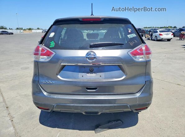 KNMAT2MT6GP622891 2016 NISSAN ROGUE Gray Вид ззаду