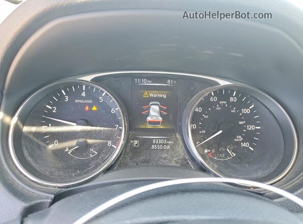 KNMAT2MT6GP622891 2016 NISSAN ROGUE Gray Вид щитка приладів