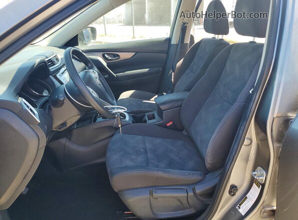 KNMAT2MT6GP622891 2016 NISSAN ROGUE Gray Вид салону спереду