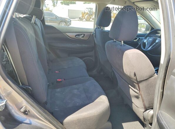 KNMAT2MT6GP622891 2016 NISSAN ROGUE Gray Вид задніх сидінь