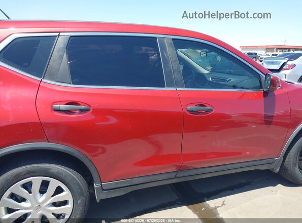 KNMAT2MT6GP650030 2016 NISSAN ROGUE Красный Вид задней части салона
