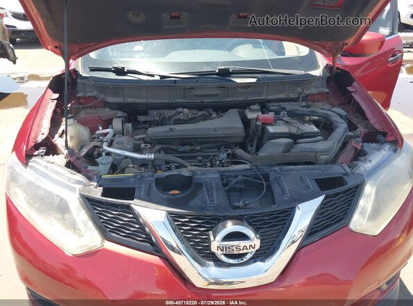 KNMAT2MT6GP650030 2016 NISSAN ROGUE Красный Вид сзади