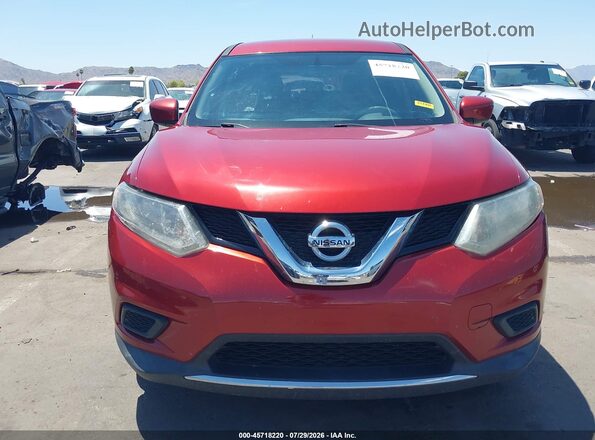 KNMAT2MT6GP650030 2016 NISSAN ROGUE Красный Вид щитка приборов