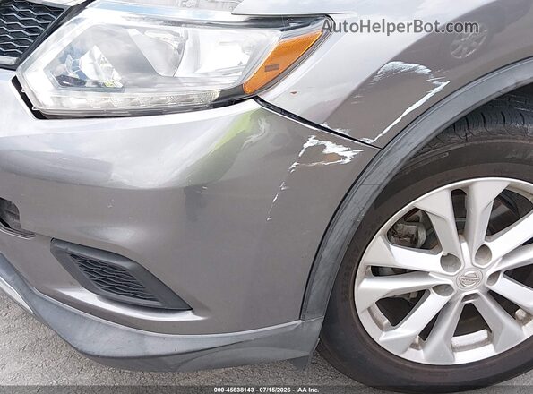 KNMAT2MT6GP727172 2016 NISSAN ROGUE Gray Սարքավորումների վահանակի տեսք