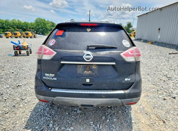 KNMAT2MT6GP729228 2016 NISSAN ROGUE Black Rear view