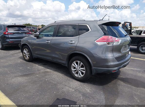 KNMAT2MT6GP730170 2016 NISSAN ROGUE Серый Задняя левая четверть