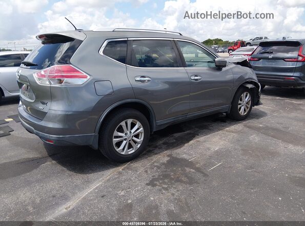 KNMAT2MT6GP730170 2016 NISSAN ROGUE Серый Задняя правая четверть