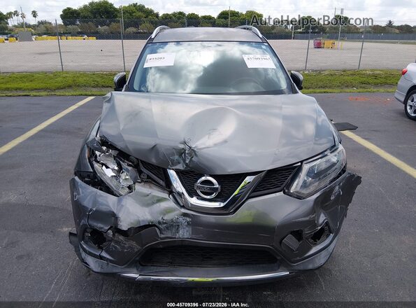 KNMAT2MT6GP730170 2016 NISSAN ROGUE Серый Вид щитка приборов