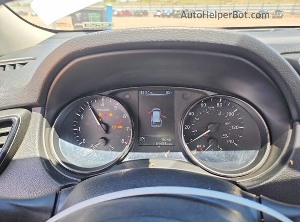 KNMAT2MT6HP608233 2017 NISSAN ROGUE White Widok zestawu wskaźników