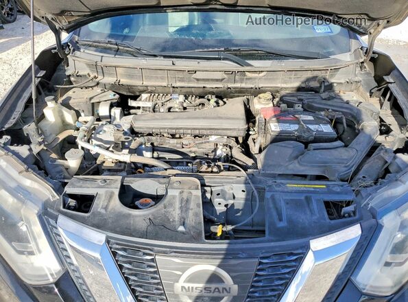 KNMAT2MT6HP617496 2017 NISSAN ROGUE Black Vista del compartimento del motor