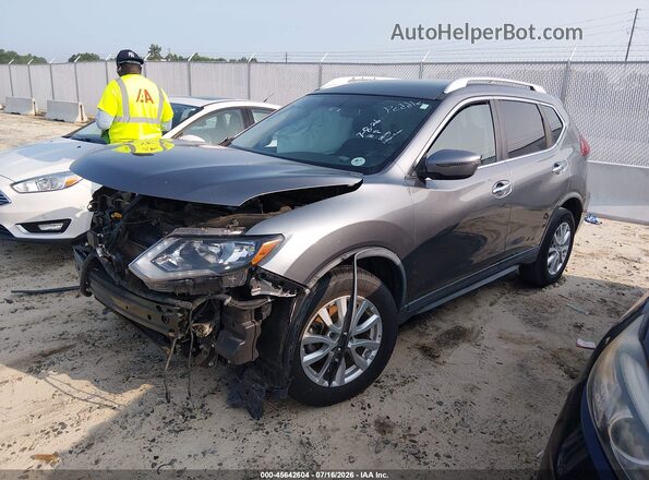 KNMAT2MT6JP520322 2018 NISSAN ROGUE Gray Передня ліва чверть