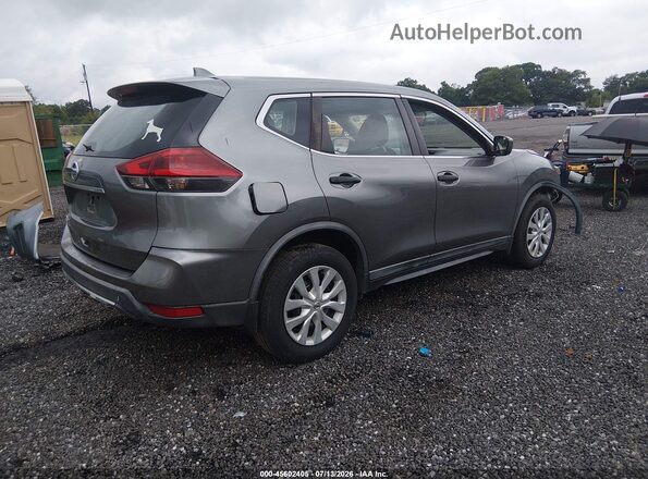 KNMAT2MT6JP530591 2018 NISSAN ROGUE Gray Trasero derecho