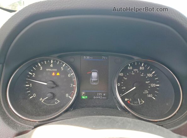 KNMAT2MT6JP551733 2018 NISSAN ROGUE Серый Вид задних сидений