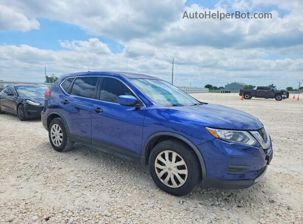 KNMAT2MT6JP598373 2018 NISSAN ROGUE Blue წინა მარჯვენა