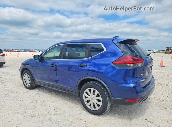 KNMAT2MT6JP598373 2018 NISSAN ROGUE Blue უკანა მარცხენა