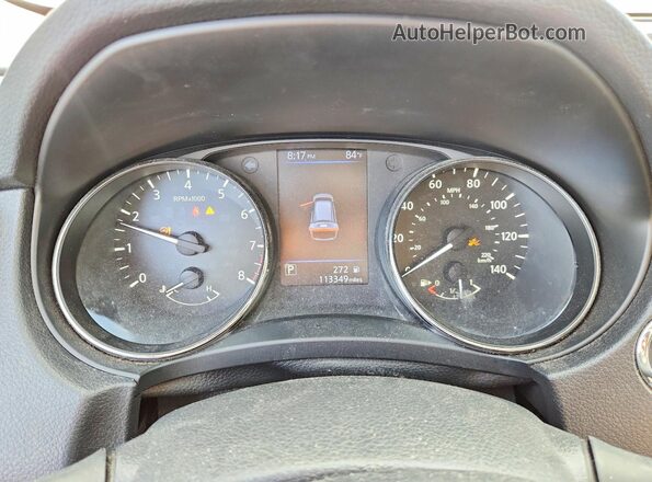 KNMAT2MT6JP615382 2018 NISSAN ROGUE Gray ხელსაწყოთა პანელის ხედი