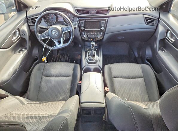 KNMAT2MT6JP615382 2018 NISSAN ROGUE Gray წინა პანელის ხედი