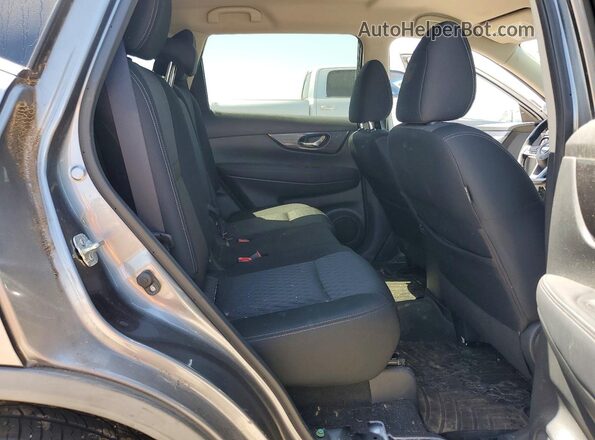 KNMAT2MT6JP615382 2018 NISSAN ROGUE Gray უკანა სავარძლების ხედი