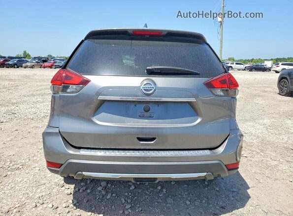 KNMAT2MT6JP615382 2018 NISSAN ROGUE Gray უკანა ხედი