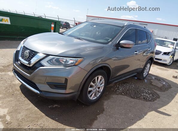 KNMAT2MT6KP537090 2019 NISSAN ROGUE Gray წინა მარცხენა ხედი სამი მეოთხედიდან
