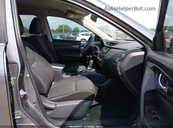KNMAT2MT6KP537090 2019 NISSAN ROGUE Gray წინა სალონის ხედი