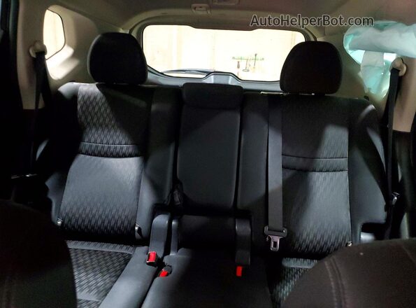 KNMAT2MT6LP505144 2020 NISSAN ROGUE Black უკანა სავარძლების ხედი