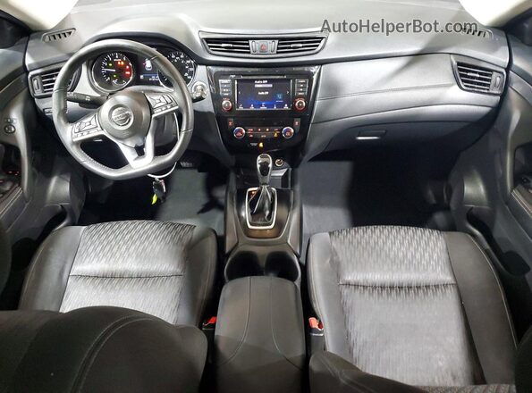 KNMAT2MT6LP505144 2020 NISSAN ROGUE Black წინა პანელის ხედი