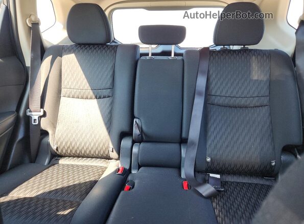 KNMAT2MT6LP537656 2020 NISSAN ROGUE Black Հետևի նստատեղերի տեսք