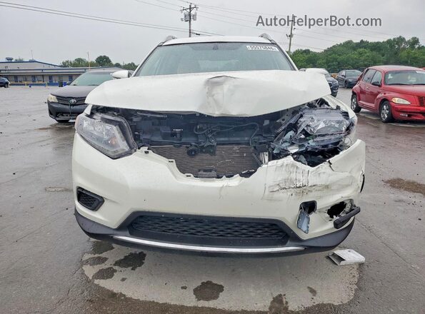 KNMAT2MT7GP620647 2016 NISSAN ROGUE White Front view