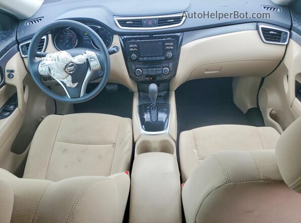 KNMAT2MT7GP620647 2016 NISSAN ROGUE White Dashboard view