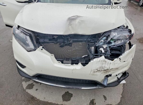 KNMAT2MT7GP620647 2016 NISSAN ROGUE White Engine compartment view