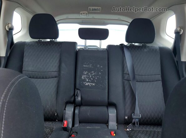 KNMAT2MT7HP504706 2017 NISSAN ROGUE White უკანა სავარძლების ხედი