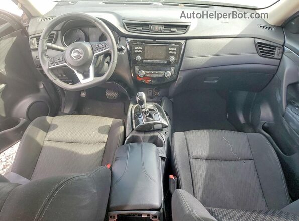 KNMAT2MT7HP571404 2017 NISSAN ROGUE Gray Dashboard view