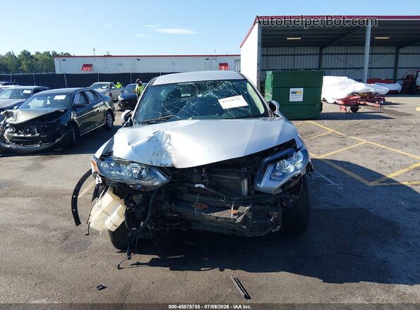 KNMAT2MT7HP572150 2017 NISSAN ROGUE Silver Rear interior view