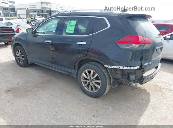 KNMAT2MT7HP596884 2017 NISSAN ROGUE Black უკანა მარცხენა