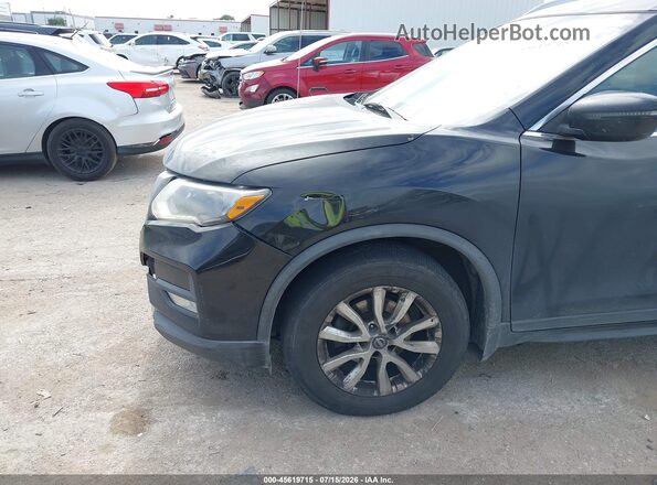 KNMAT2MT7HP596884 2017 NISSAN ROGUE Black წინა ხედი