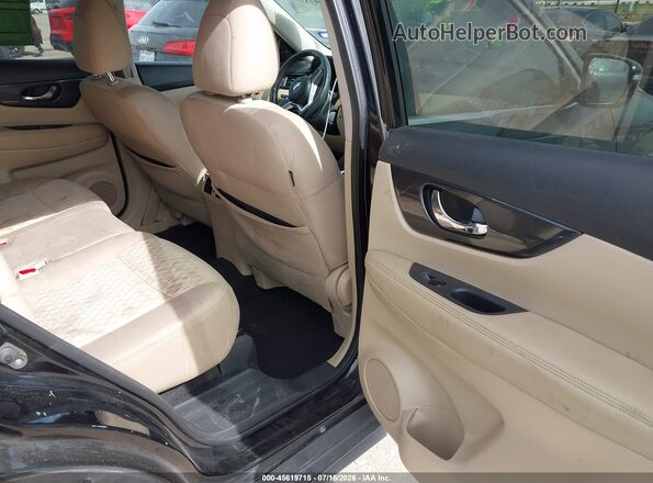 KNMAT2MT7HP596884 2017 NISSAN ROGUE Black VIN კოდის სტიკერის ხედი