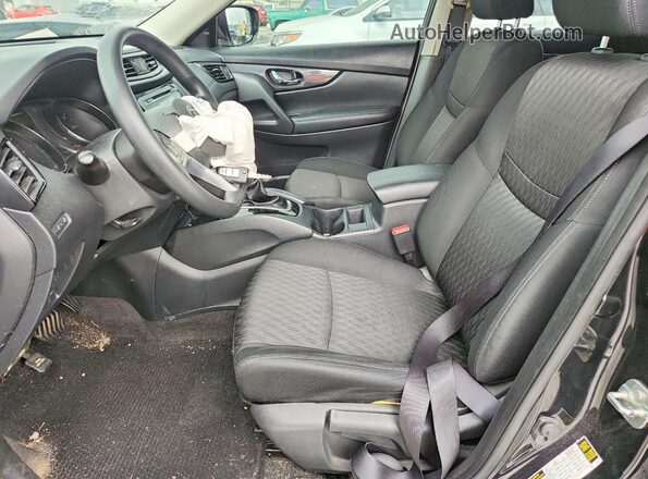 KNMAT2MT7HP615286 2017 NISSAN ROGUE Black Սալոնի դիմացի տեսք