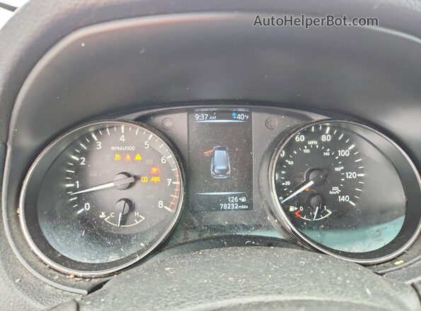 KNMAT2MT7HP615286 2017 NISSAN ROGUE Black Սարքավորումների վահանակի տեսք