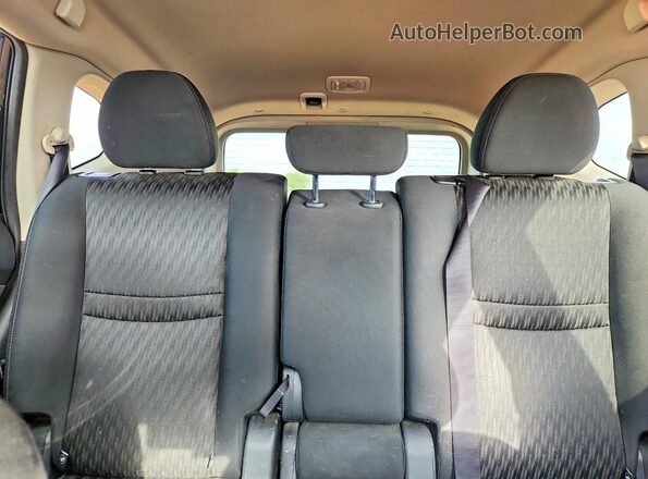 KNMAT2MT7JP501777 2018 NISSAN ROGUE Black უკანა სავარძლების ხედი