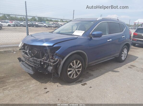KNMAT2MT7JP533726 2018 NISSAN ROGUE Blue Front left