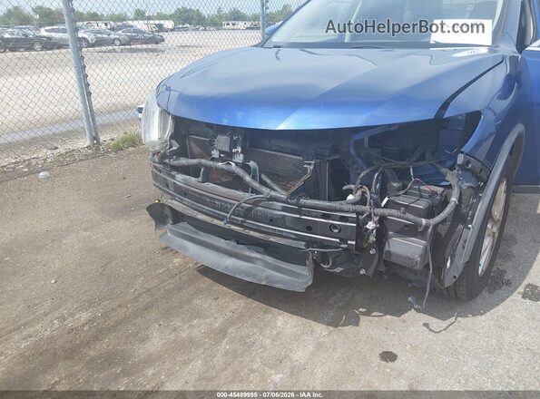 KNMAT2MT7JP533726 2018 NISSAN ROGUE Blue Front view