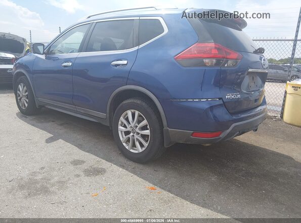 KNMAT2MT7JP533726 2018 NISSAN ROGUE Blue Rear left