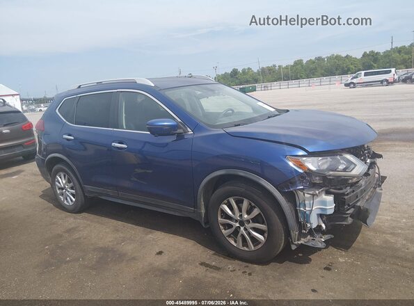 KNMAT2MT7JP533726 2018 NISSAN ROGUE Blue Rear interior view