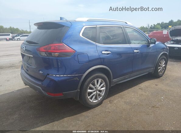 KNMAT2MT7JP533726 2018 NISSAN ROGUE Blue Rear right